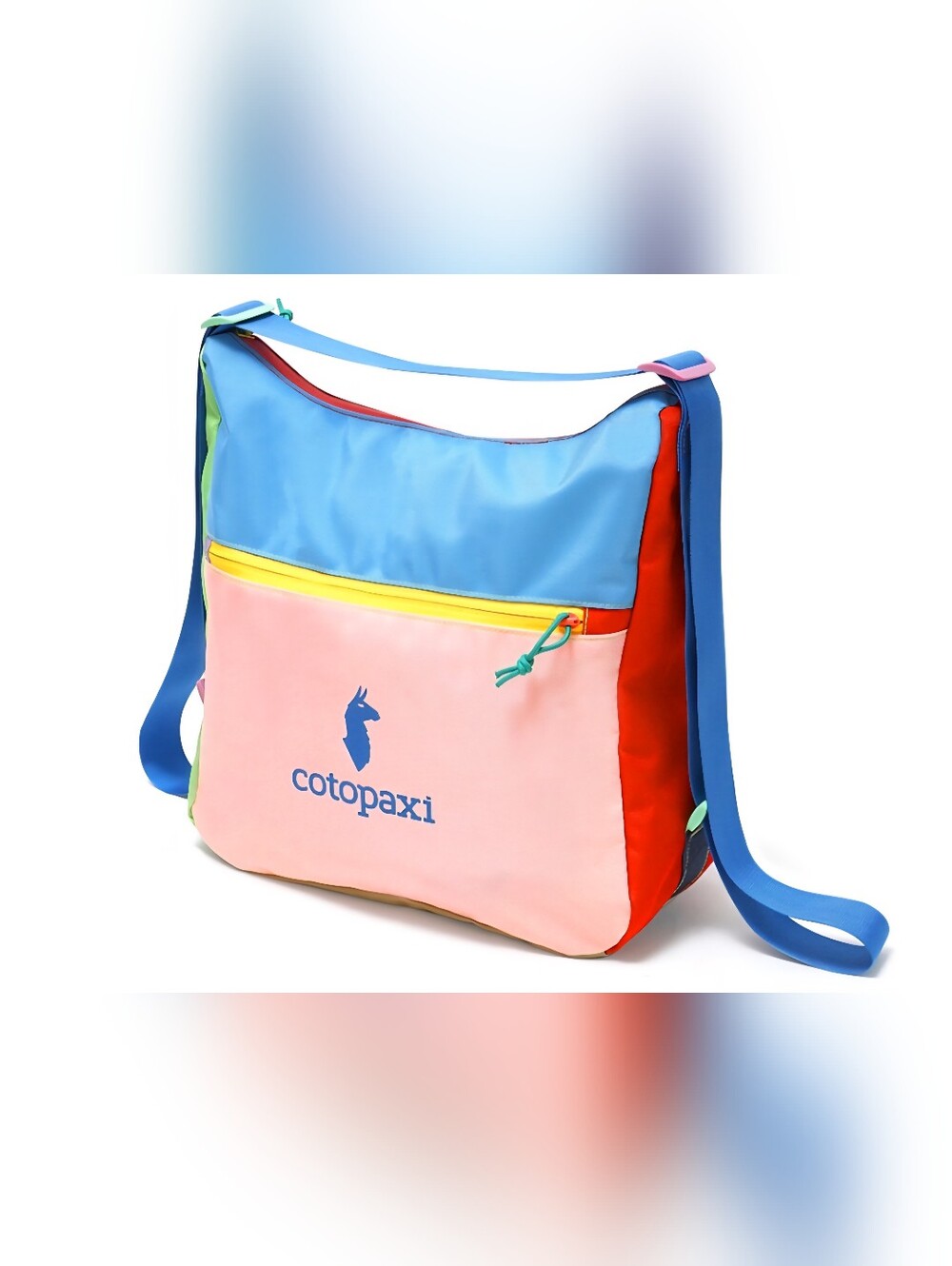 Cotopaxi Taal Multicolor Del Día Crossbody Tote Bag - Pink/Blue